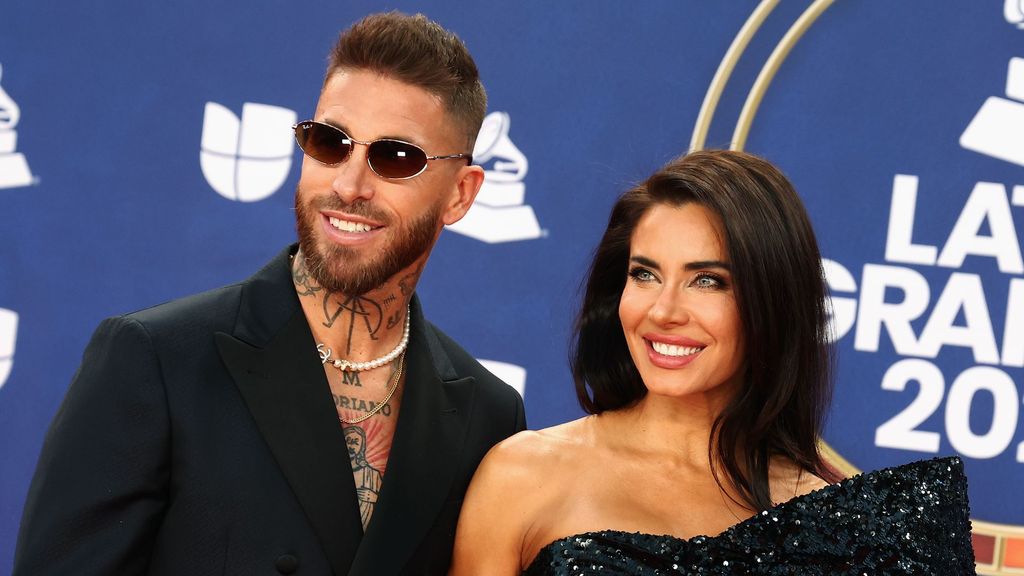 Sergio Ramos y Pilar Rubio, en los Premios Grammy Latinos 2025