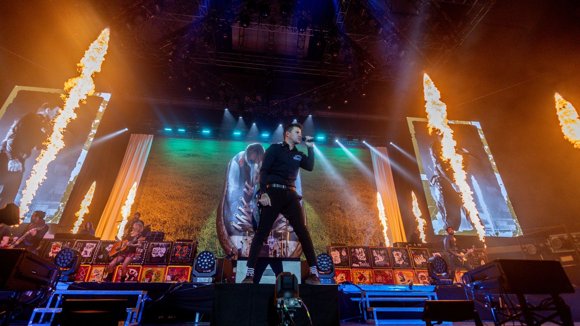 Dani Martín en su concierto en Madrid