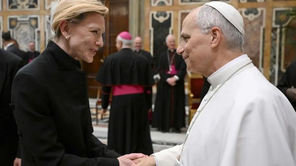 El papa León XIV recibe en el Vaticano a los 'dioses' de la gran pantalla: "El cine es lenguaje de paz"