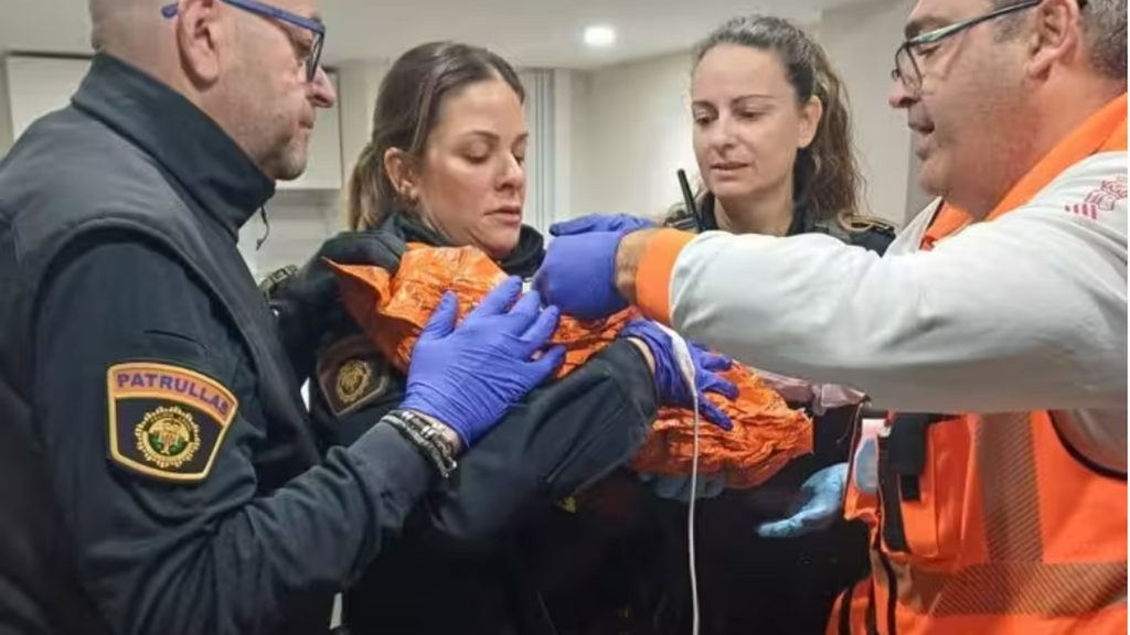 Los policías que atendieron a la joven que dio a luz en Valencia sin saber que estaba embarazada pinzaron el cordón umbilical