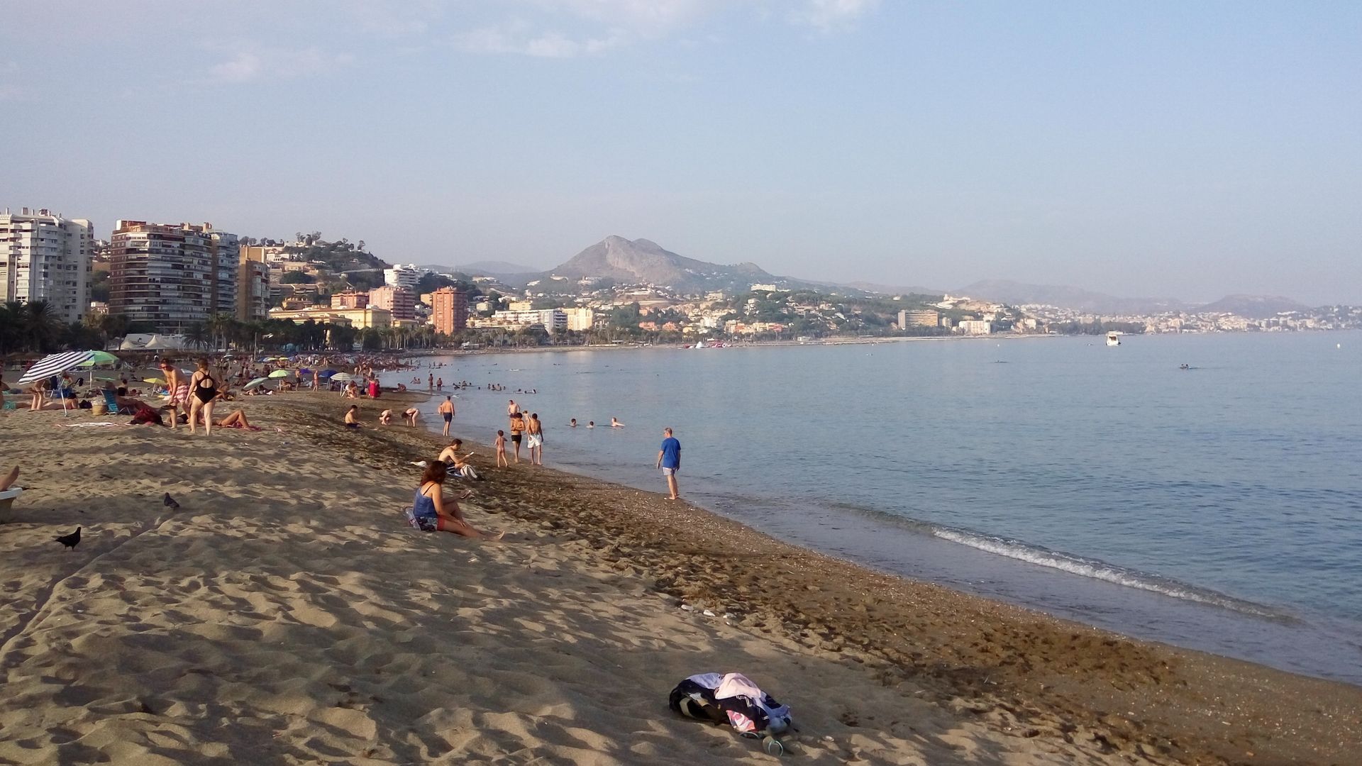 Playa de la Malagueta en Málaga