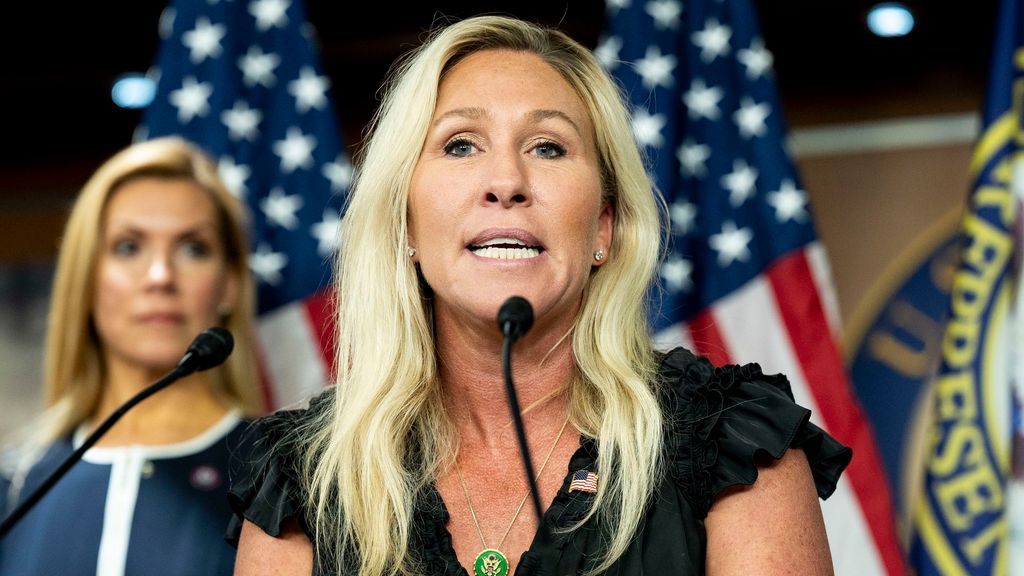 La congresista Marjorie Taylor Greene