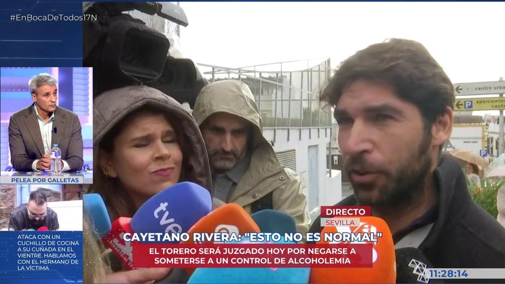 Cayetano Rivera pide a los medios de comunicación que dejen de hacerle un juicio paralelo: “Estáis montando un circo por una rotonda”