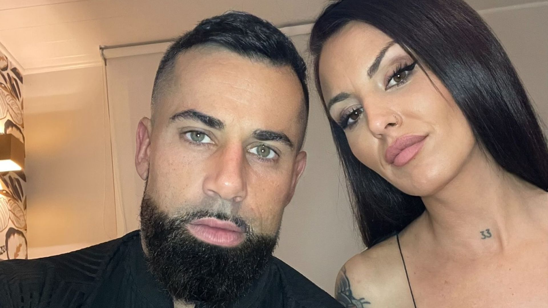 Diego Pérez, de 'La isla de las tentaciones', junto a su novia