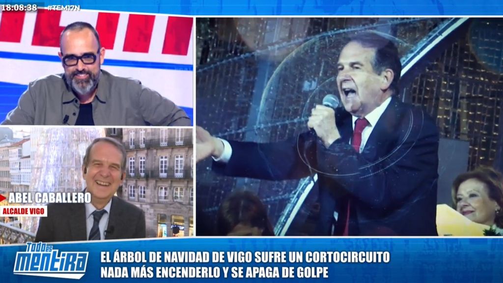 Risto Mejide elogia a Abel Caballero por su justificación del fallo en el encendido de Vigo: "Es el mejor en explicar un gatillazo"