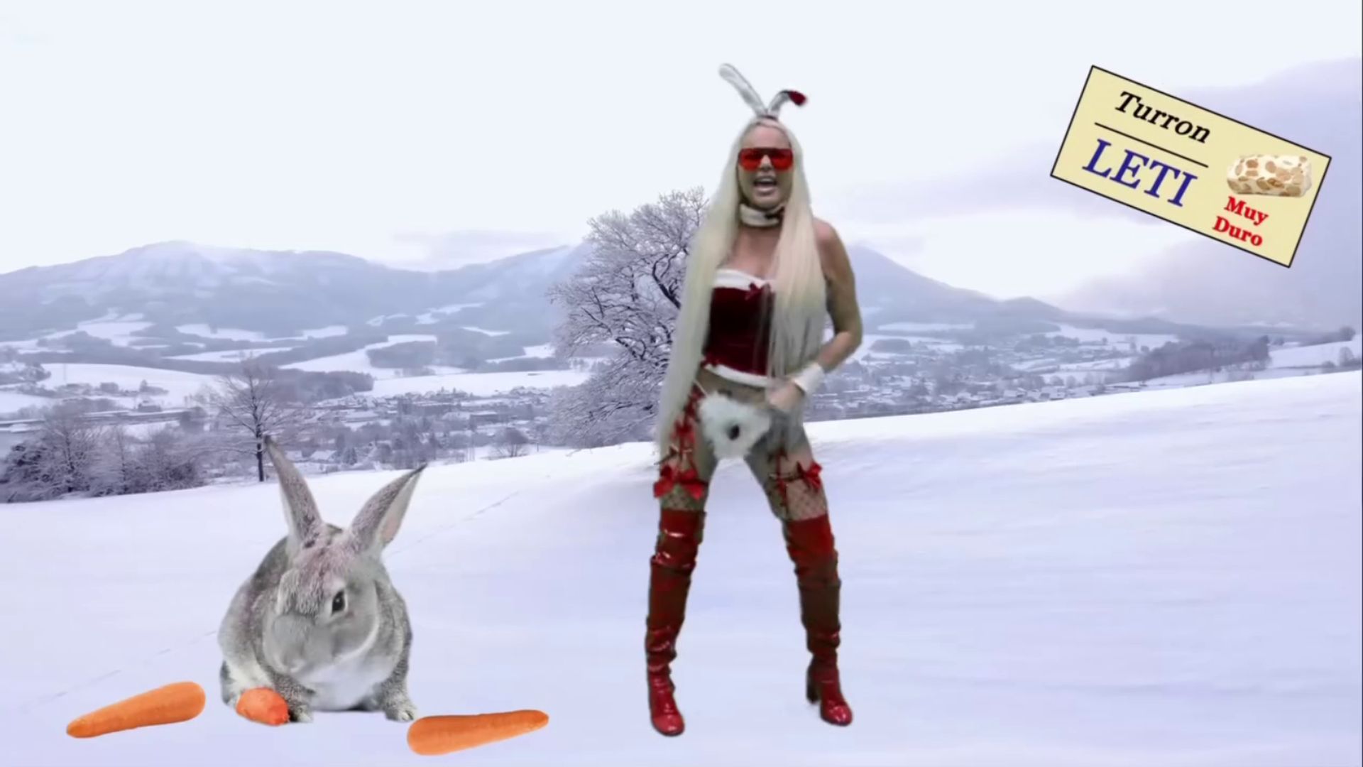 Fotograma del nuevo villancico de Leticia Sabater