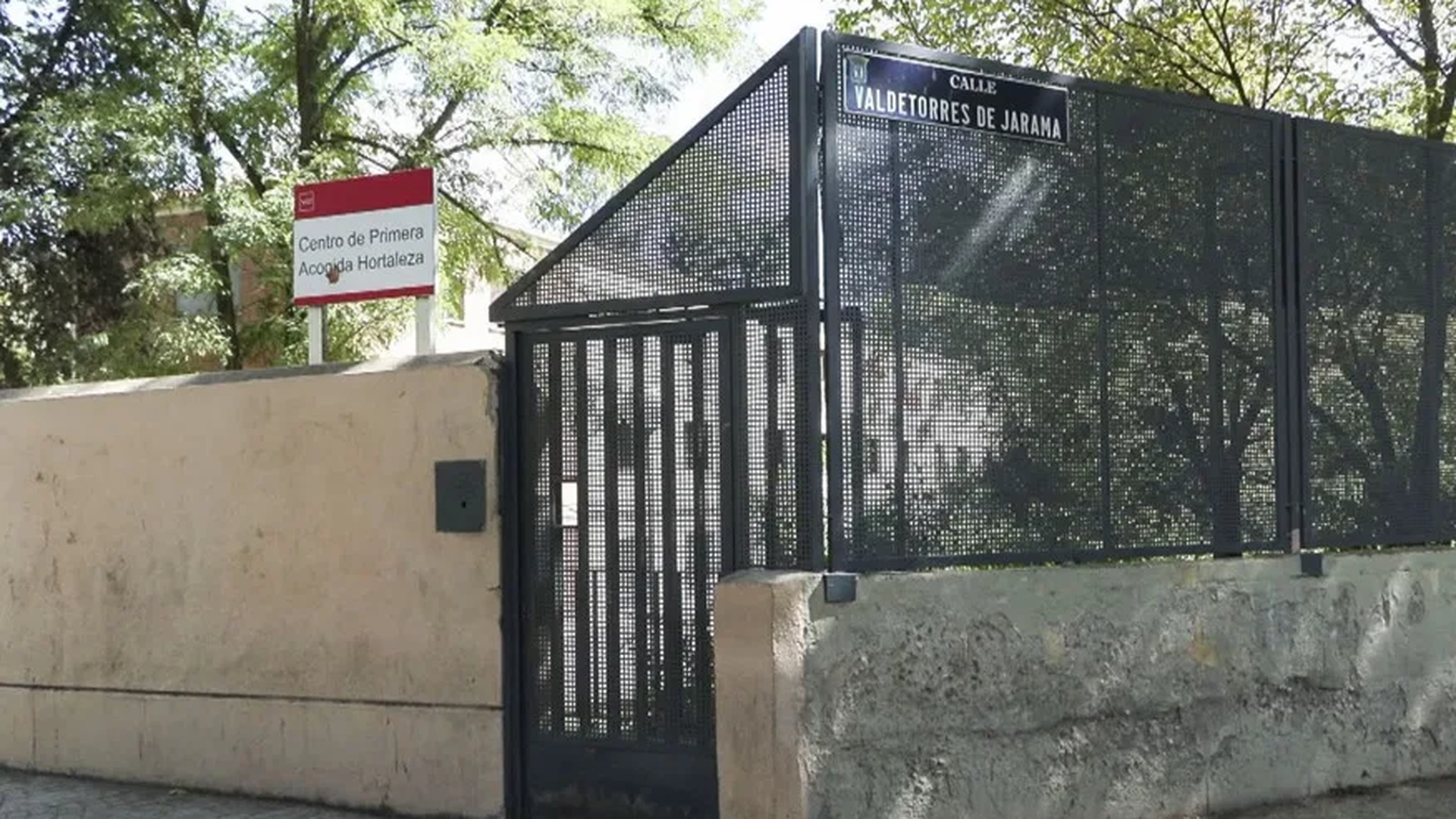 Imagen del centro de acogida de Hortaleza, en Madrid