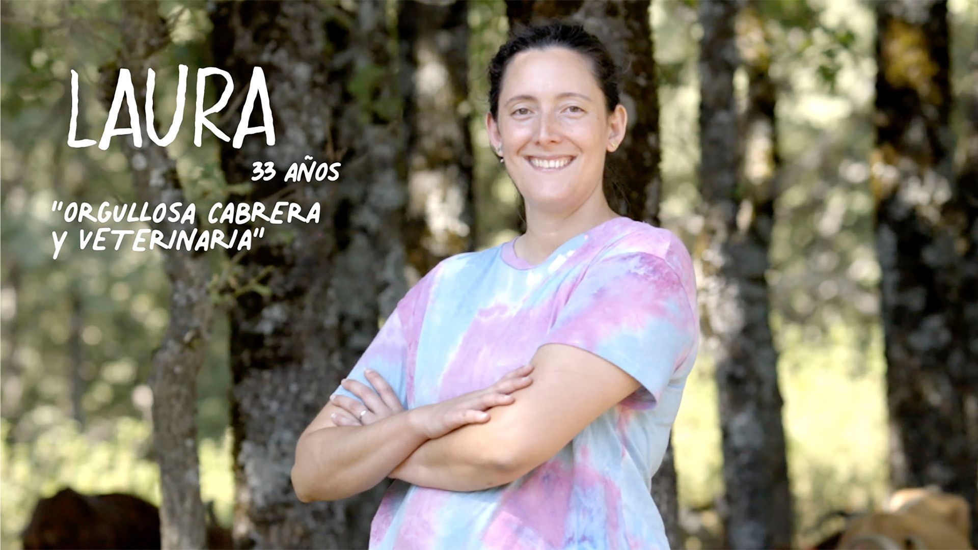 Laura: "Orgullosa cabrera y veterinaria"