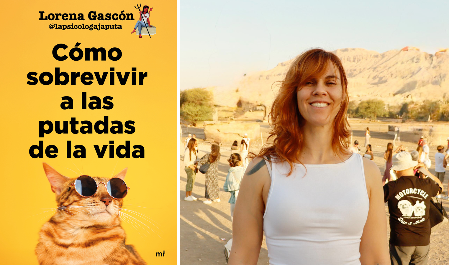 Lorena Gascón y su libro 'Cómo sobrevivir a las putadas de la vida'