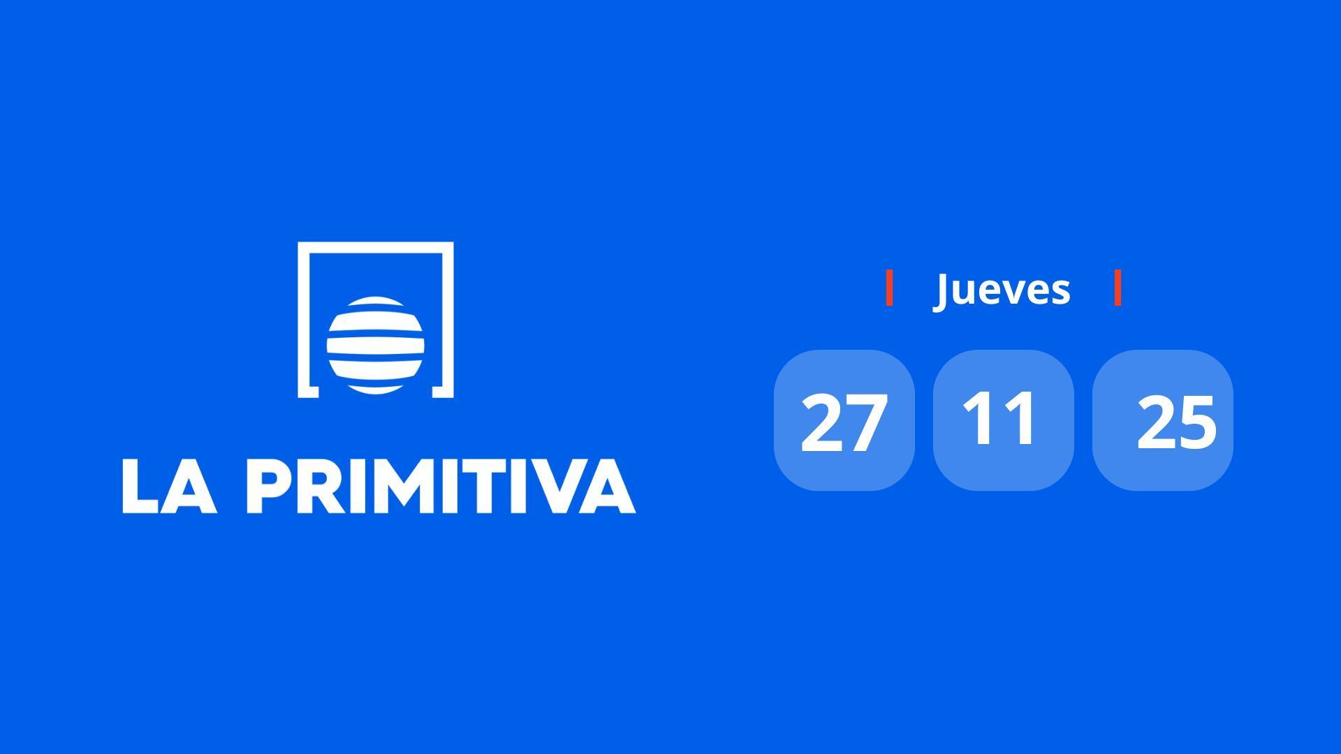Sorteo de La Primitiva del 27 de noviembre de 2025
