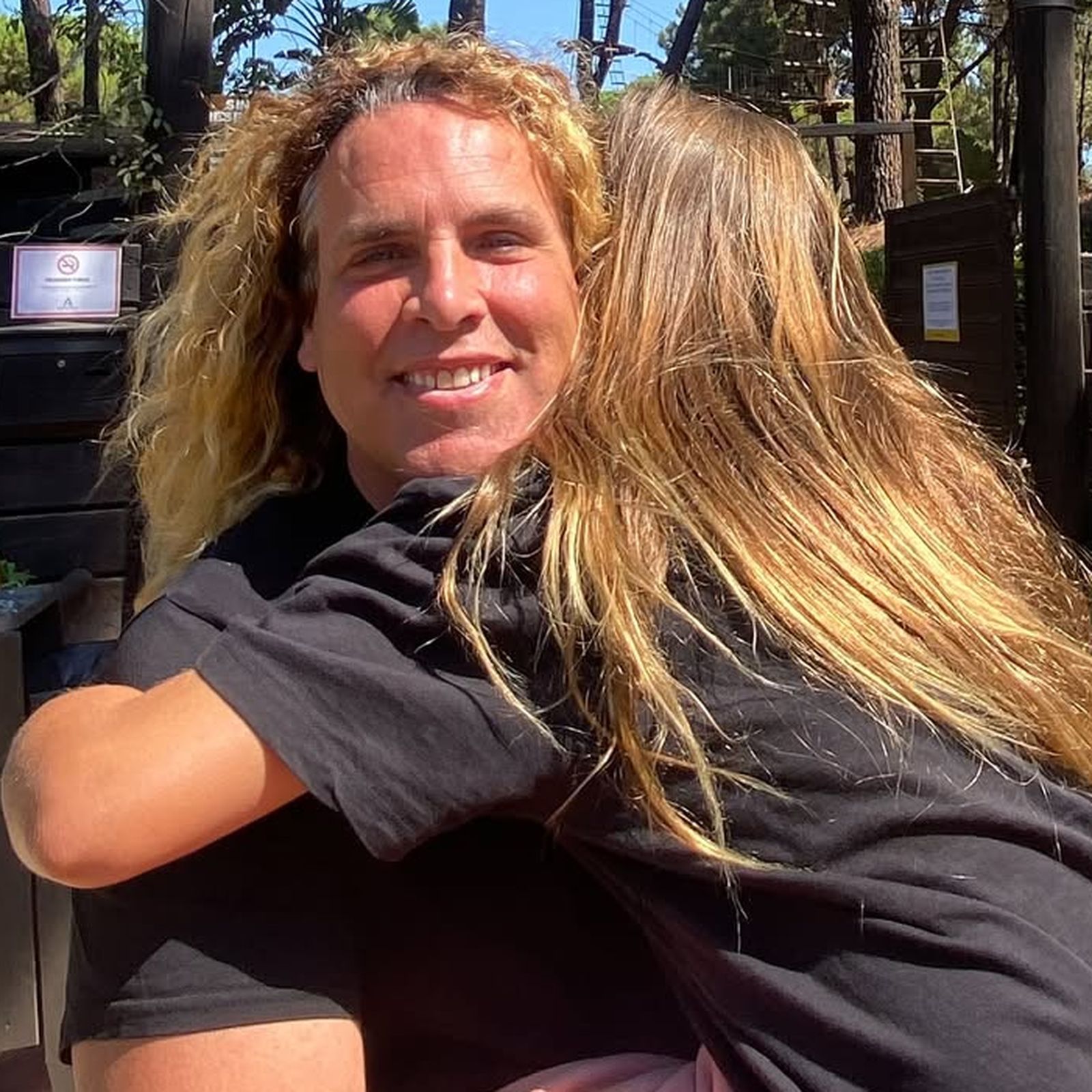 Torito y su hijo Nathan, de nueve años