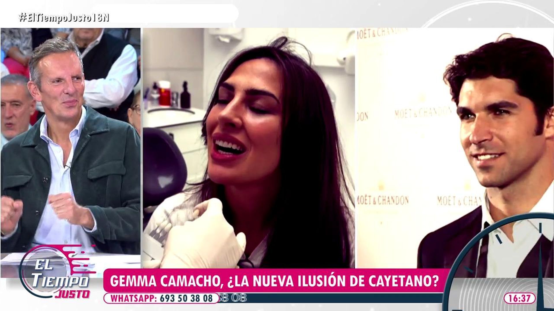 Las palabras de Cayetano Rivera sobre su relación con Gemma Camacho, reportera de ‘El tiempo justo’: “Todo tiene un proceso”