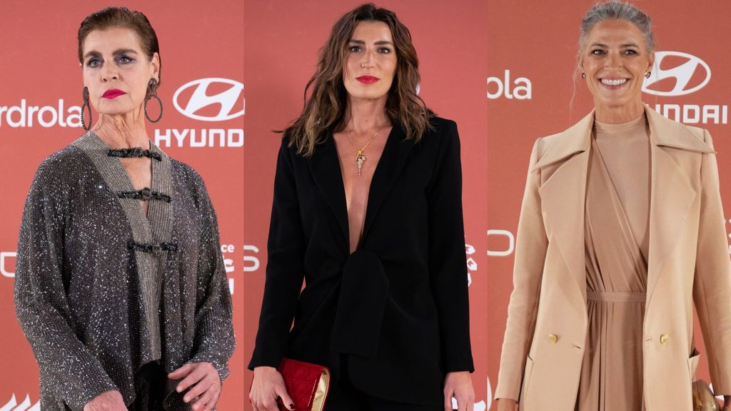 Antonia Dell’Atte, Eugenia Osborne y Laura Sánchez, en un montaje de fotos