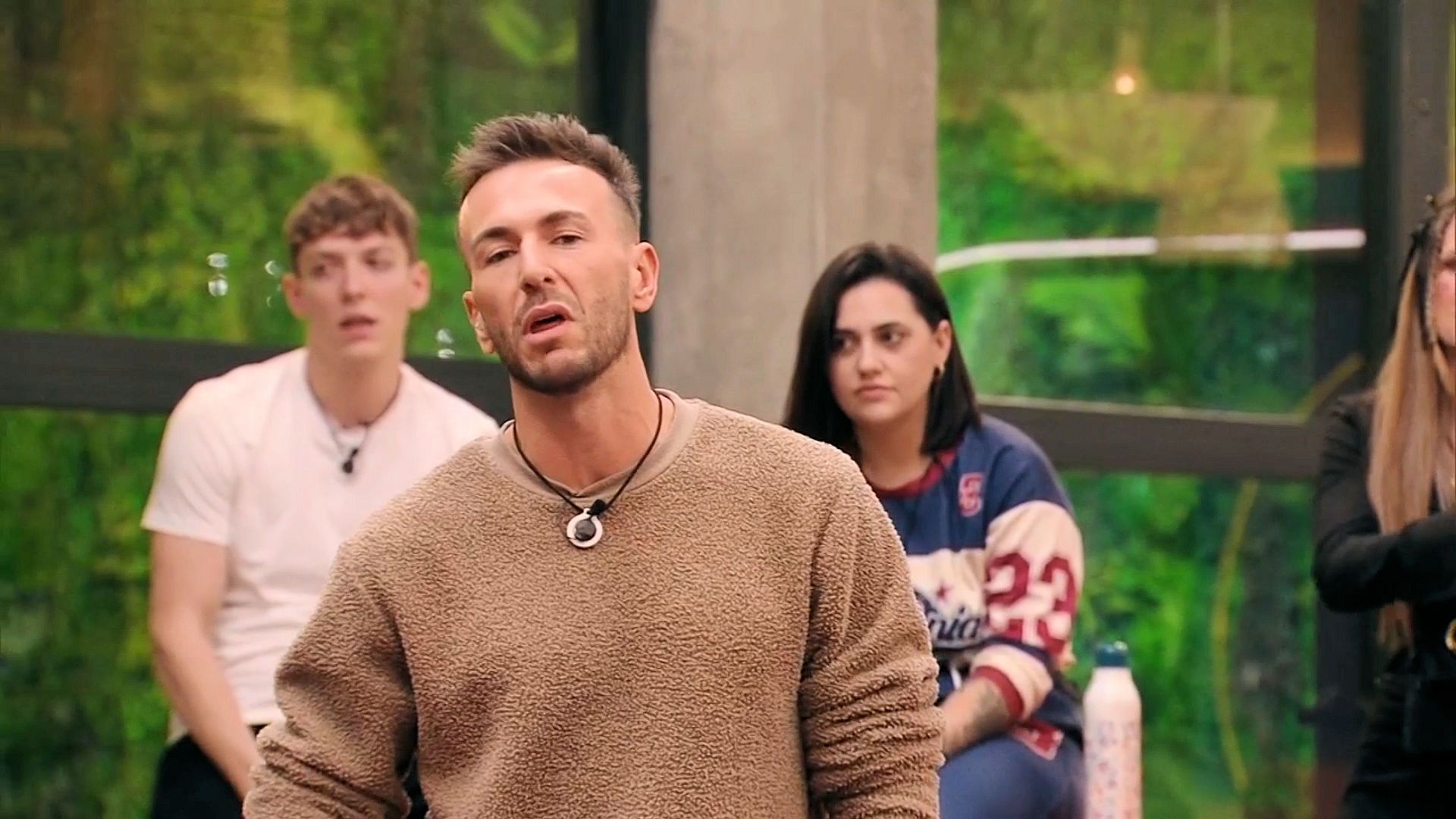 Diego anoche en los posicionamientos