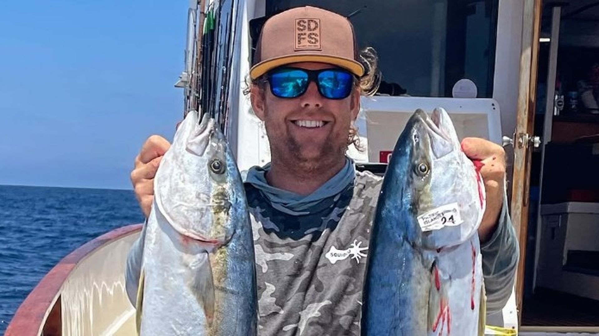 El influencer y especialista de pesca Mikey Rijavec