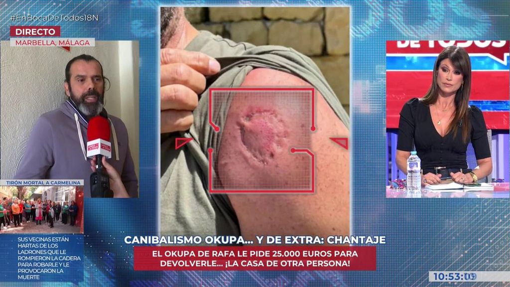 El okupa caníbal ofrece al propietario de la vivienda 25.000€ y dos casas para que retire su denuncia por agresión