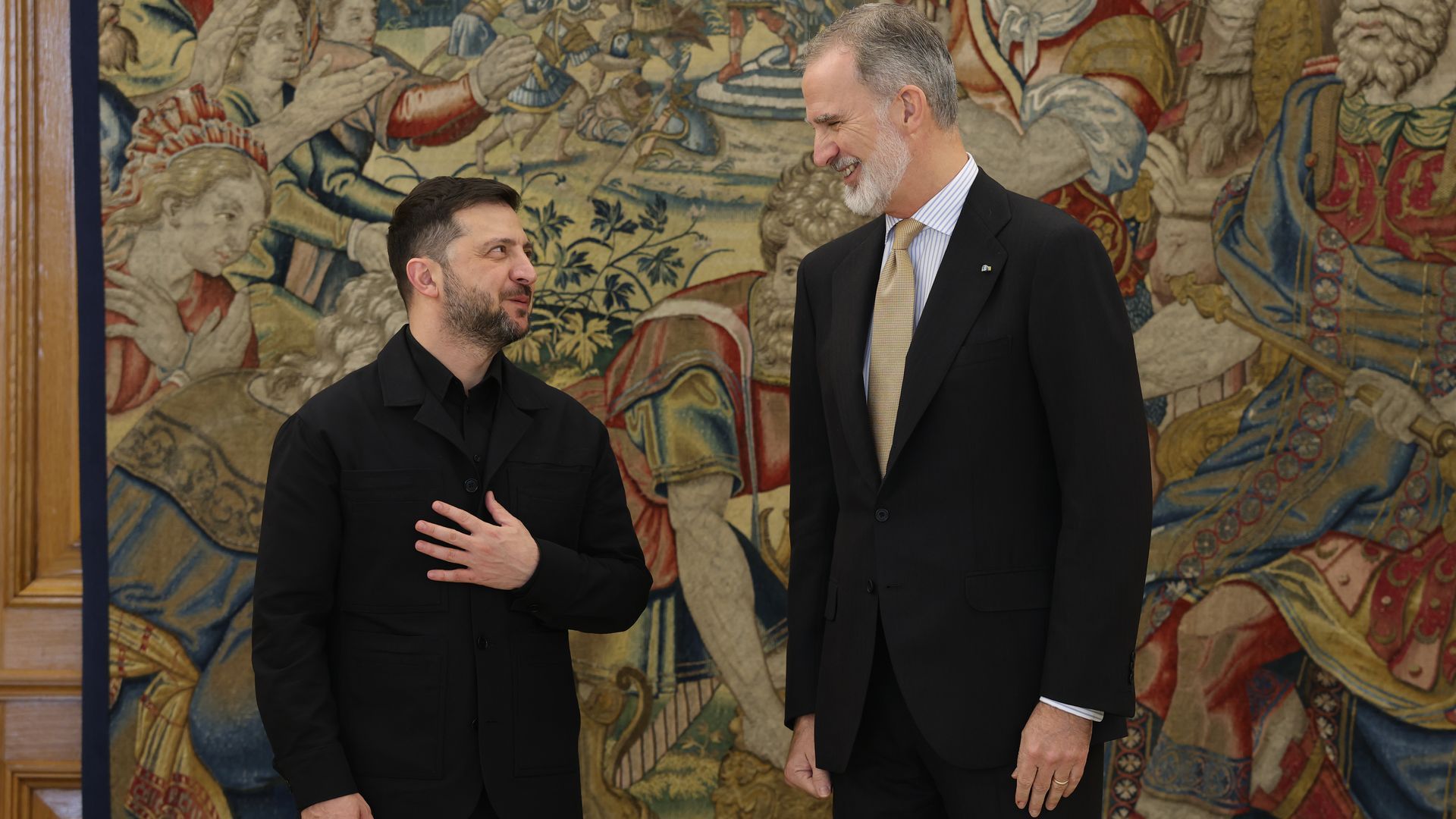 EuropaPress_7108630_rey_felipe_vi_presidente_ucrania_volodimir_zelenski_reunion_palacio