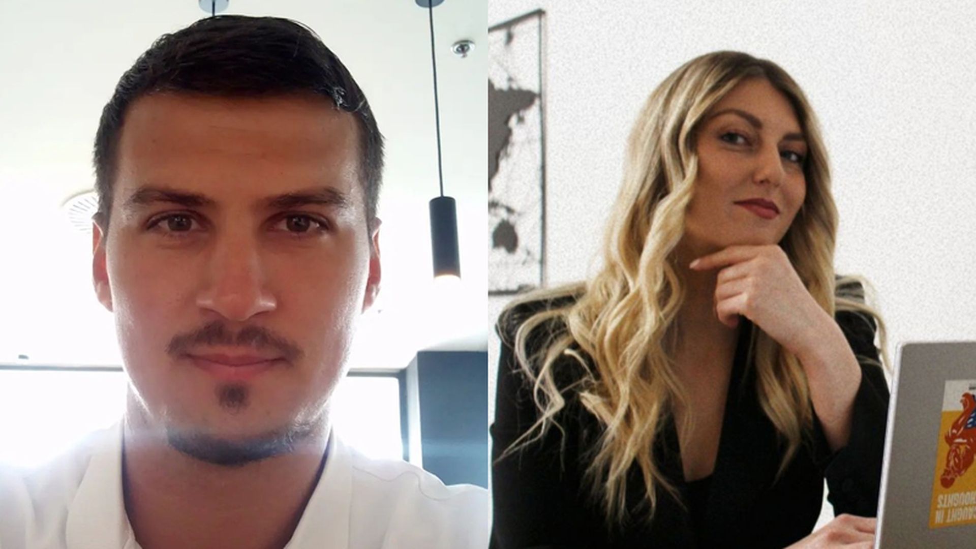 Imagen de Anis Kalajdzic y Aldina Jahic