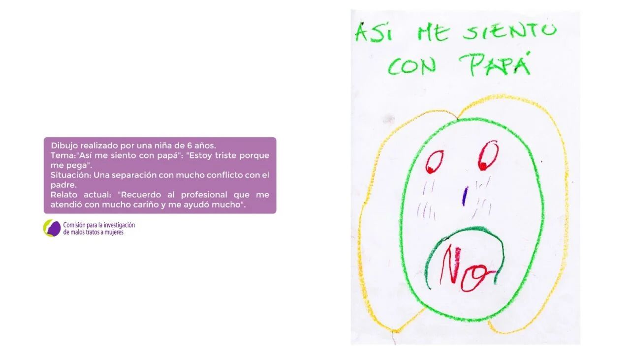 Los dibujos son de menores, entre 4 y 17 años