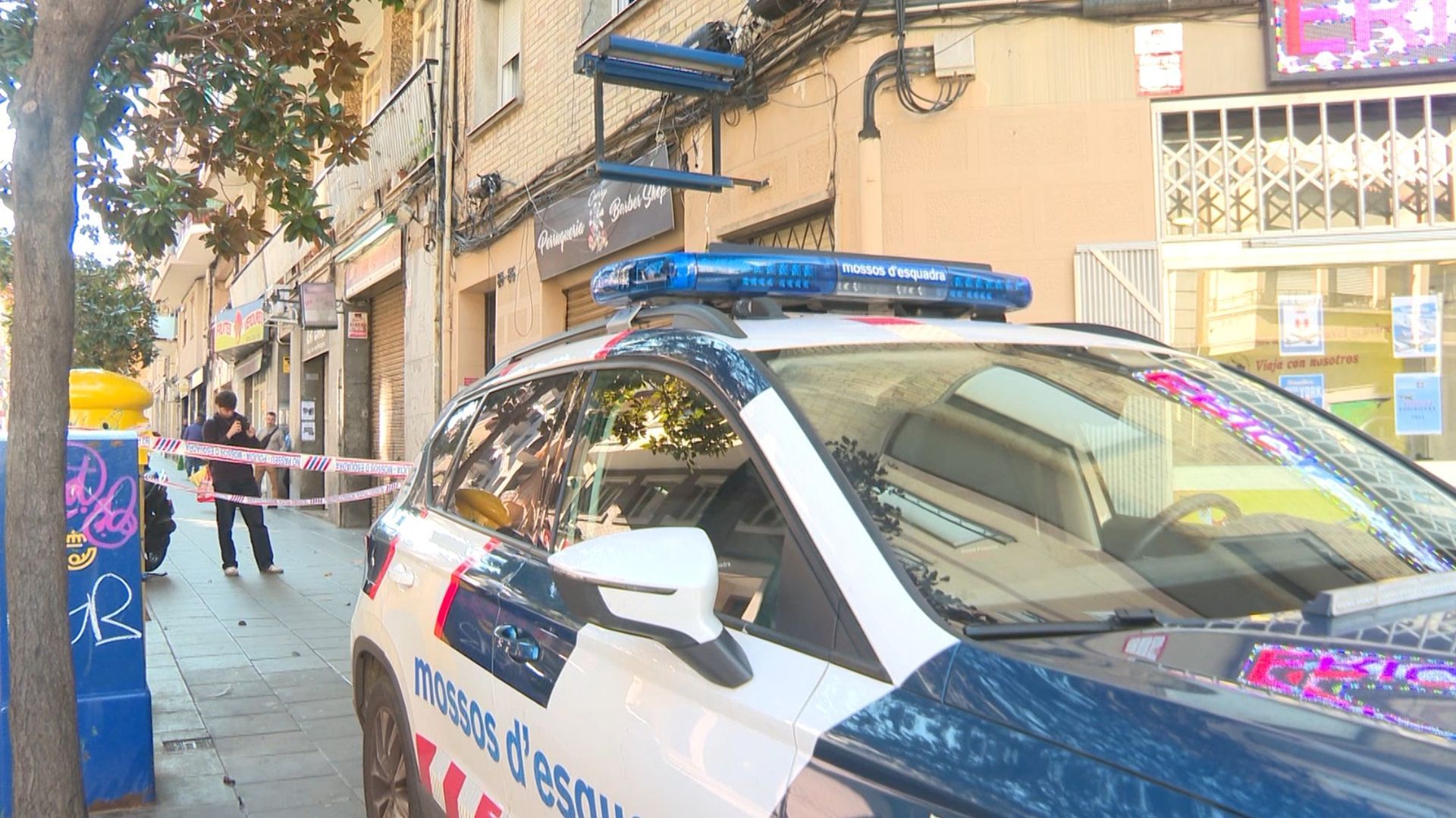 Lugar de los hechos donde la mujer ha caído por la ventana