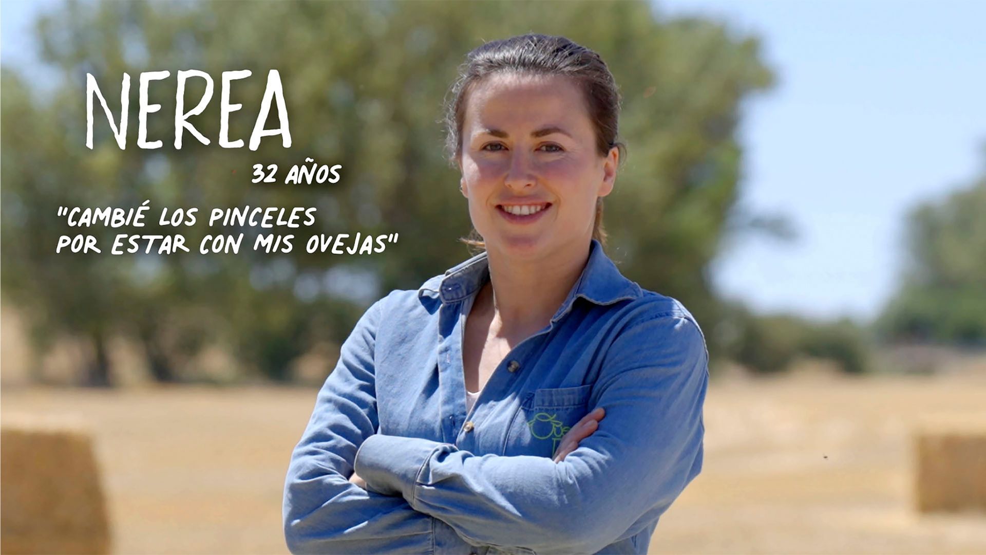 Nerea: "Cambié los pinceles por estar con mis ovejas"