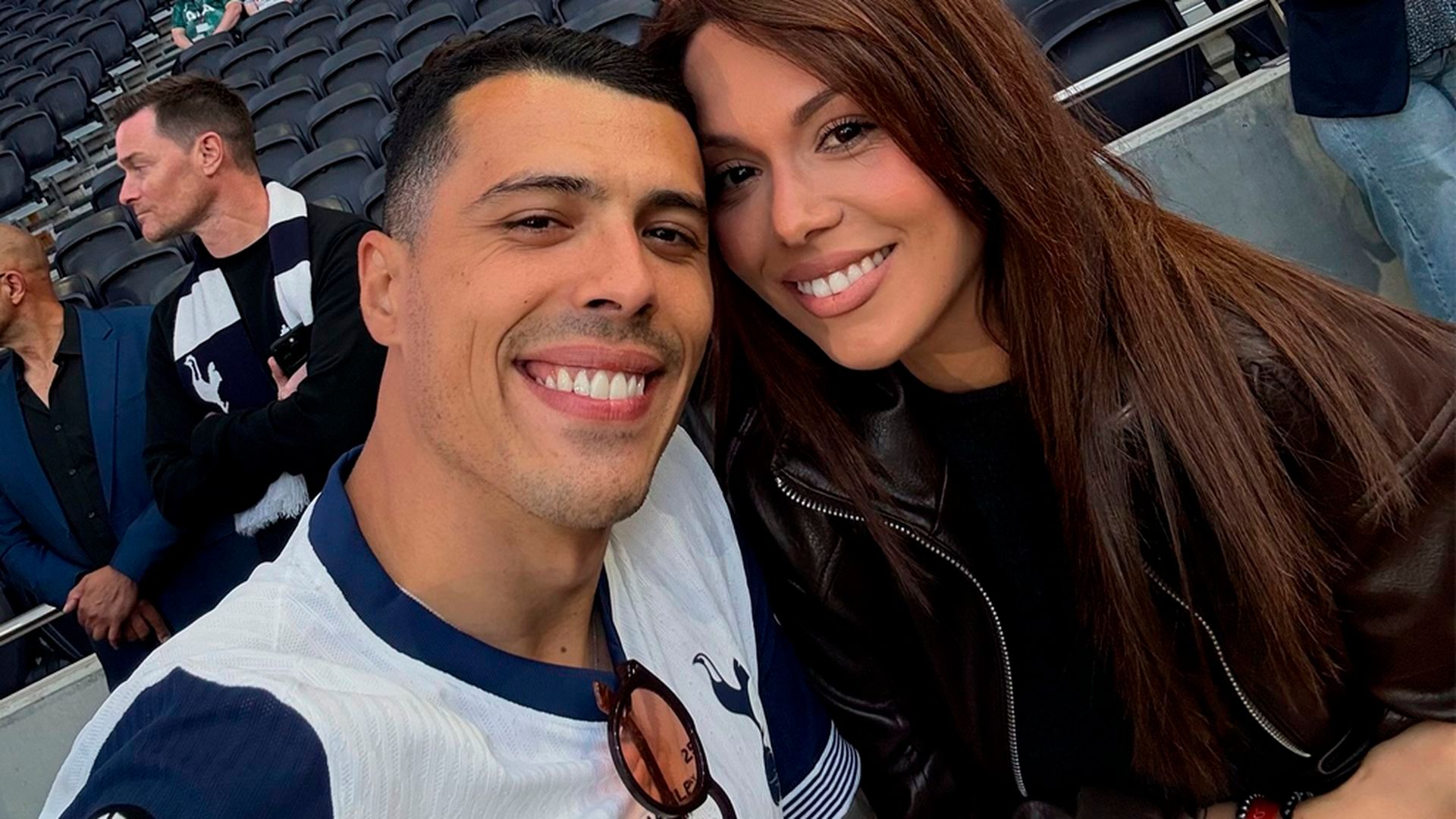 Pedro Porro y su pareja, María Hurtado Pedro Porro y su pareja, María Hurtado