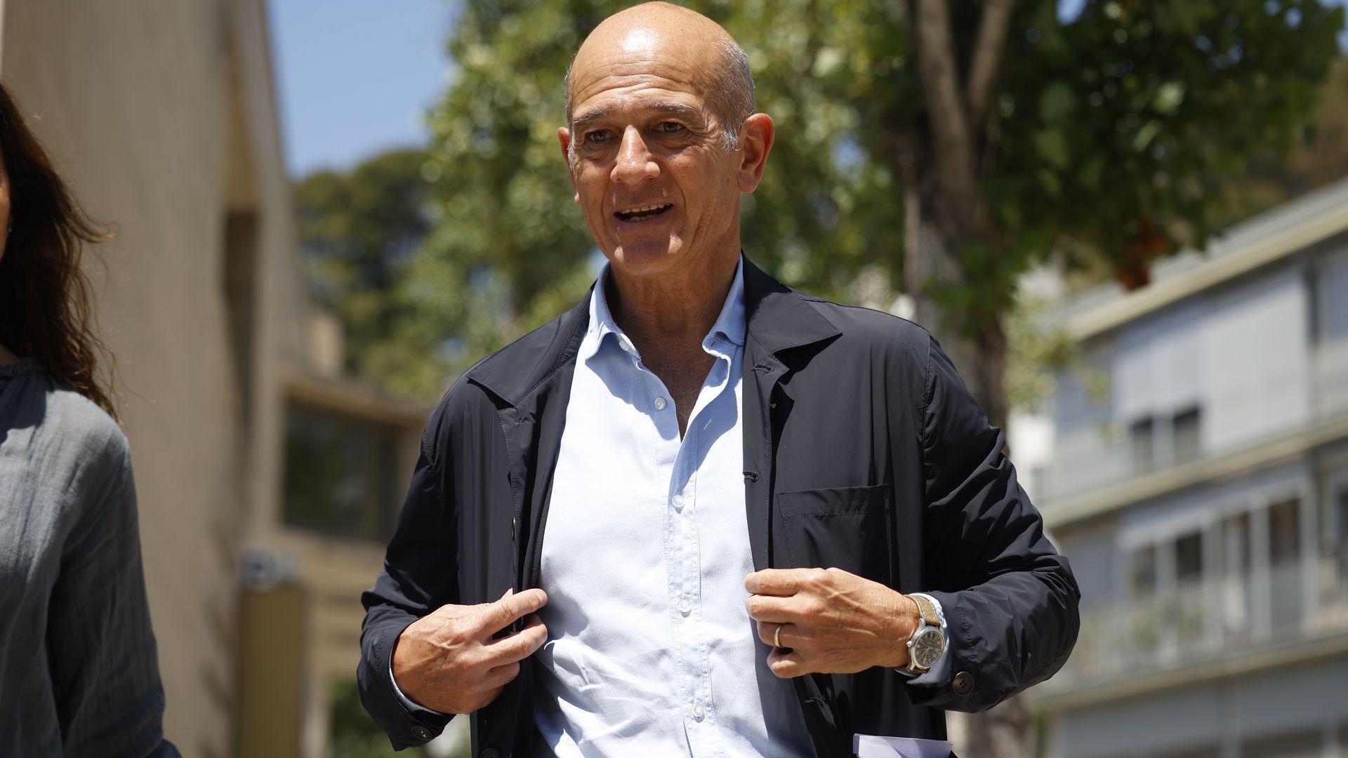 Pere Pujol Ferrusola en el funeral de su madre