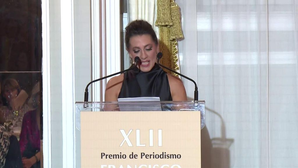 Las palabras de Ángeles Blanco sobre Fran Sevilla tras recibir el Premio Francisco Cerecedo: "Ha sido nuestros ojos y oídos allá donde no llegábamos"