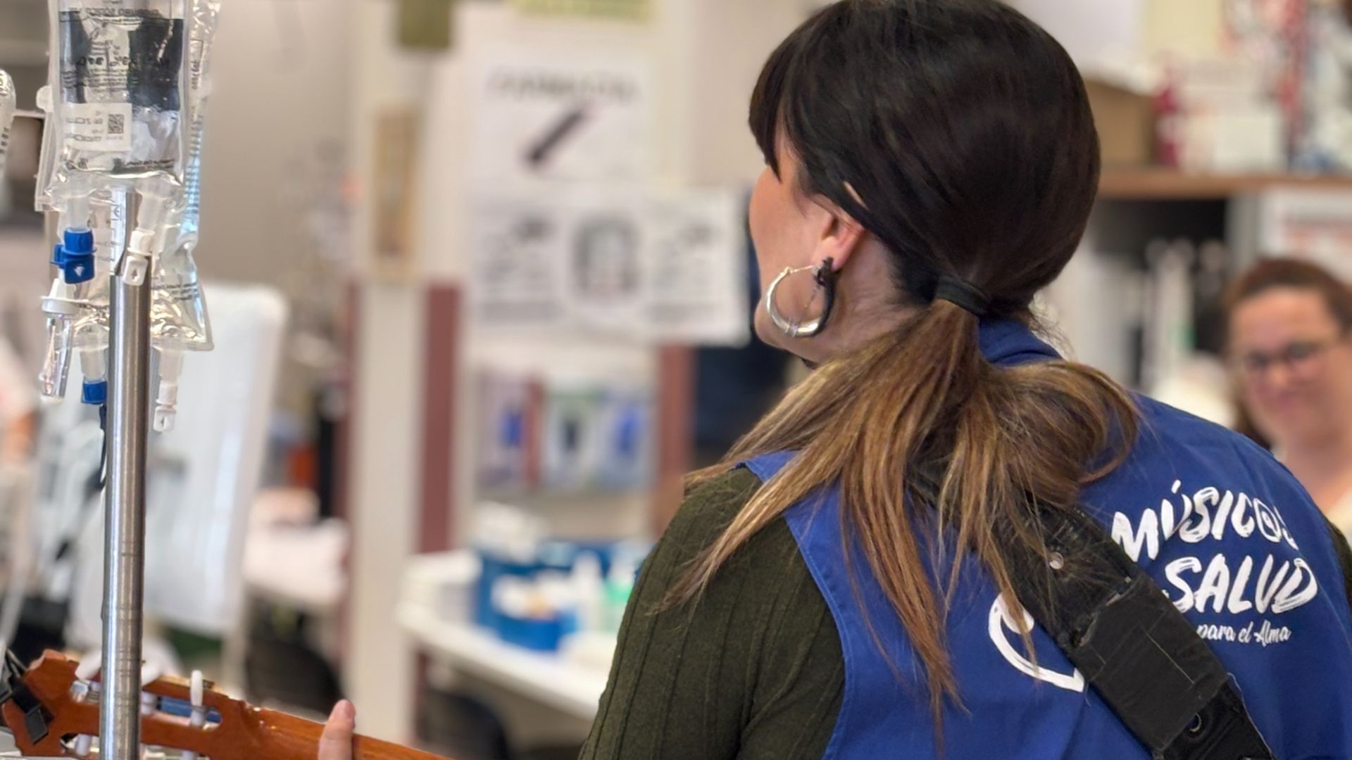 Rozalén, en el hospital de La Paz