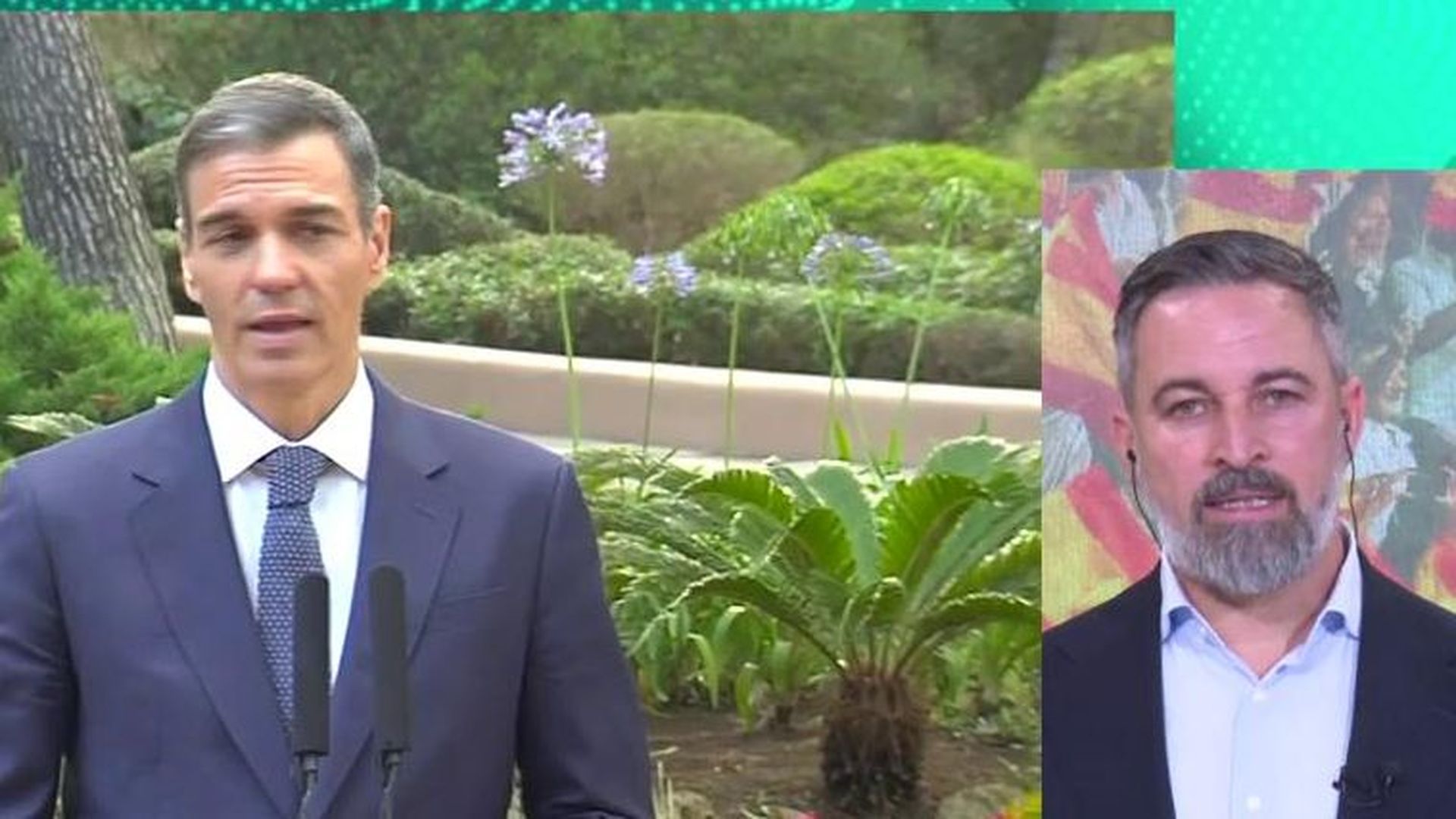 Santiago Abascal: "Las elecciones no están cerca. Pedro Sánchez necesita el poder para protegerse de la justicia"