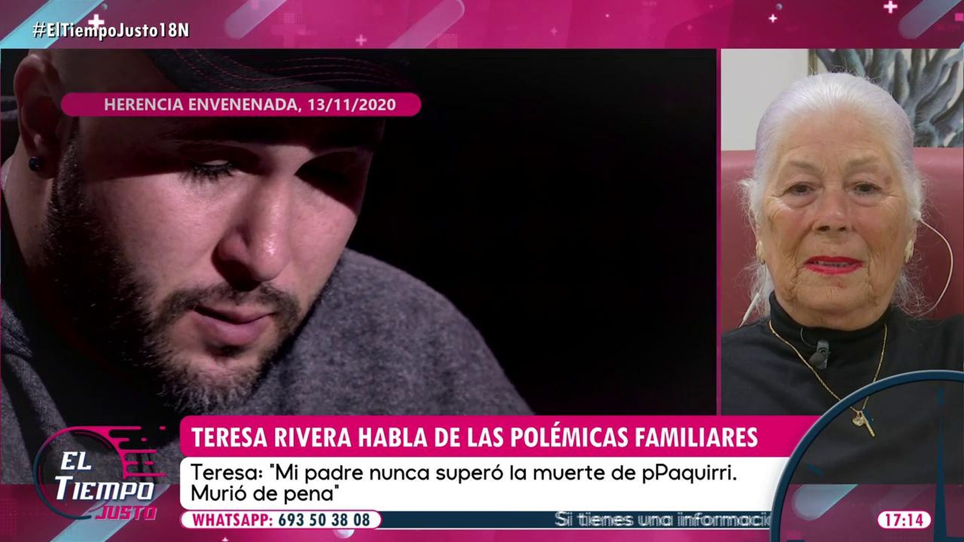 Teresa Rivera en 'El tiempo justo'