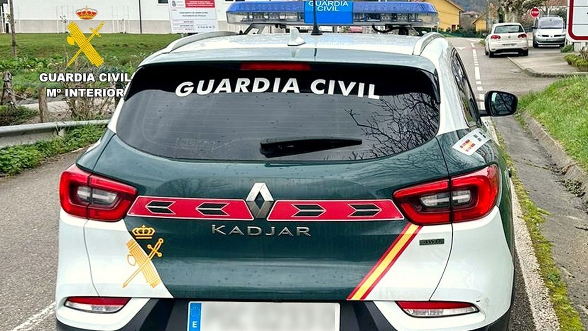 Un coche de la Guardia Civil