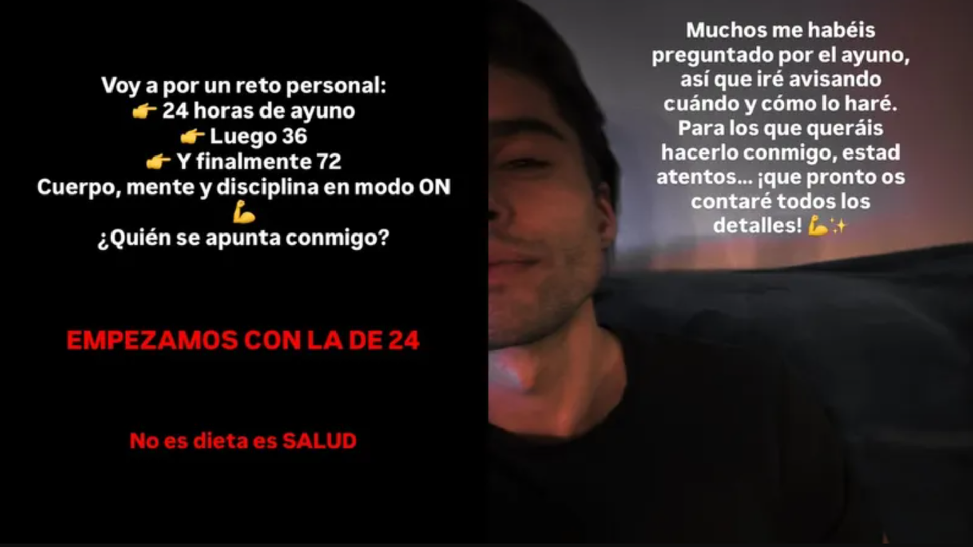 El reto que propuso Javier Tudela sobre el ayuno