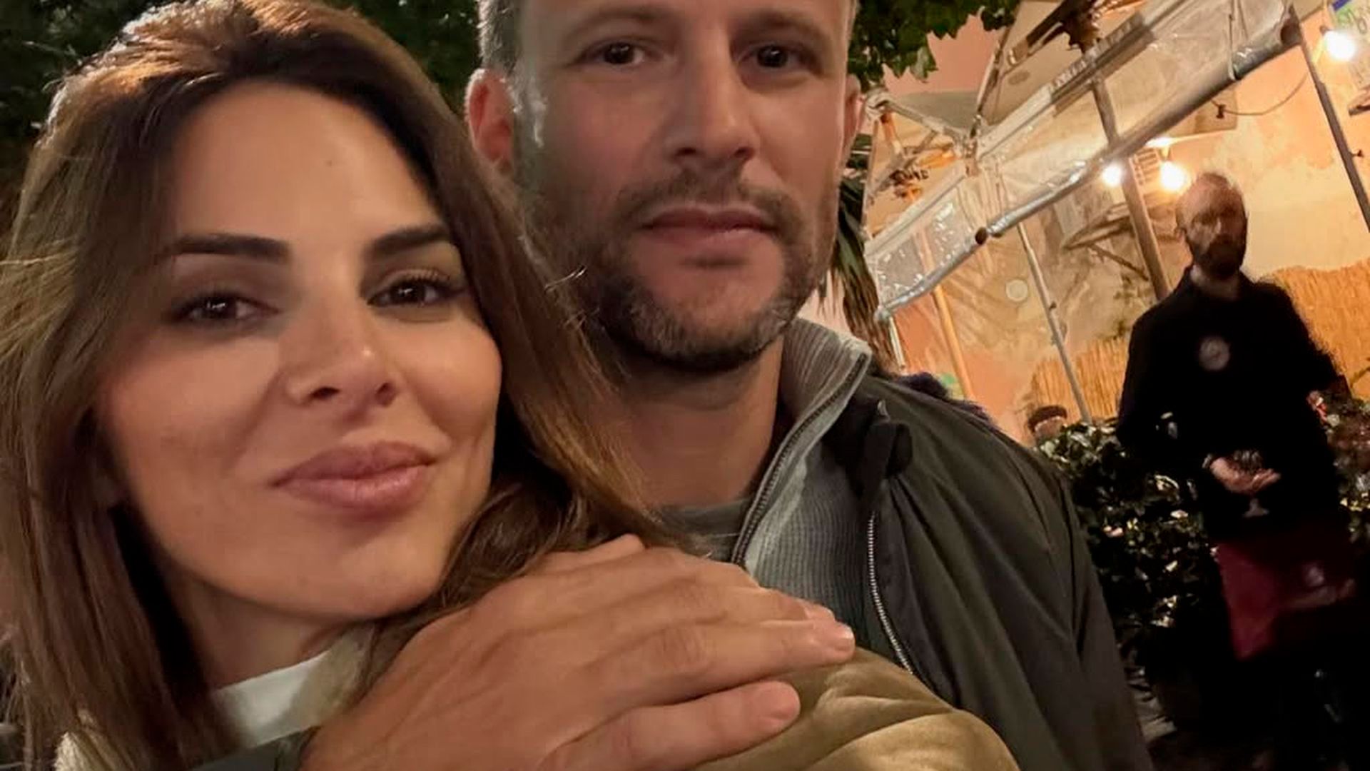 Irene Rosales y su pareja, Guillermo