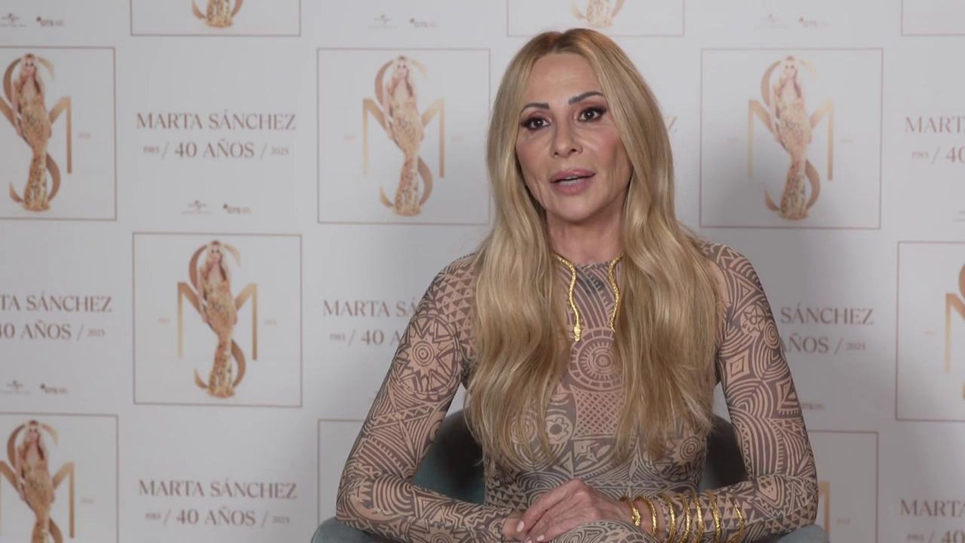 La cantante Marta Sánchez