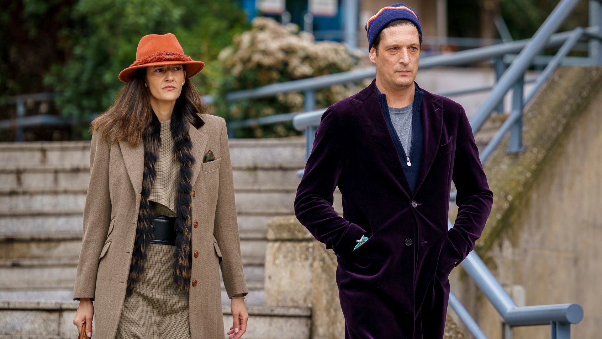 Luis Medina y Clara Caruana a las puertas de los juzgados