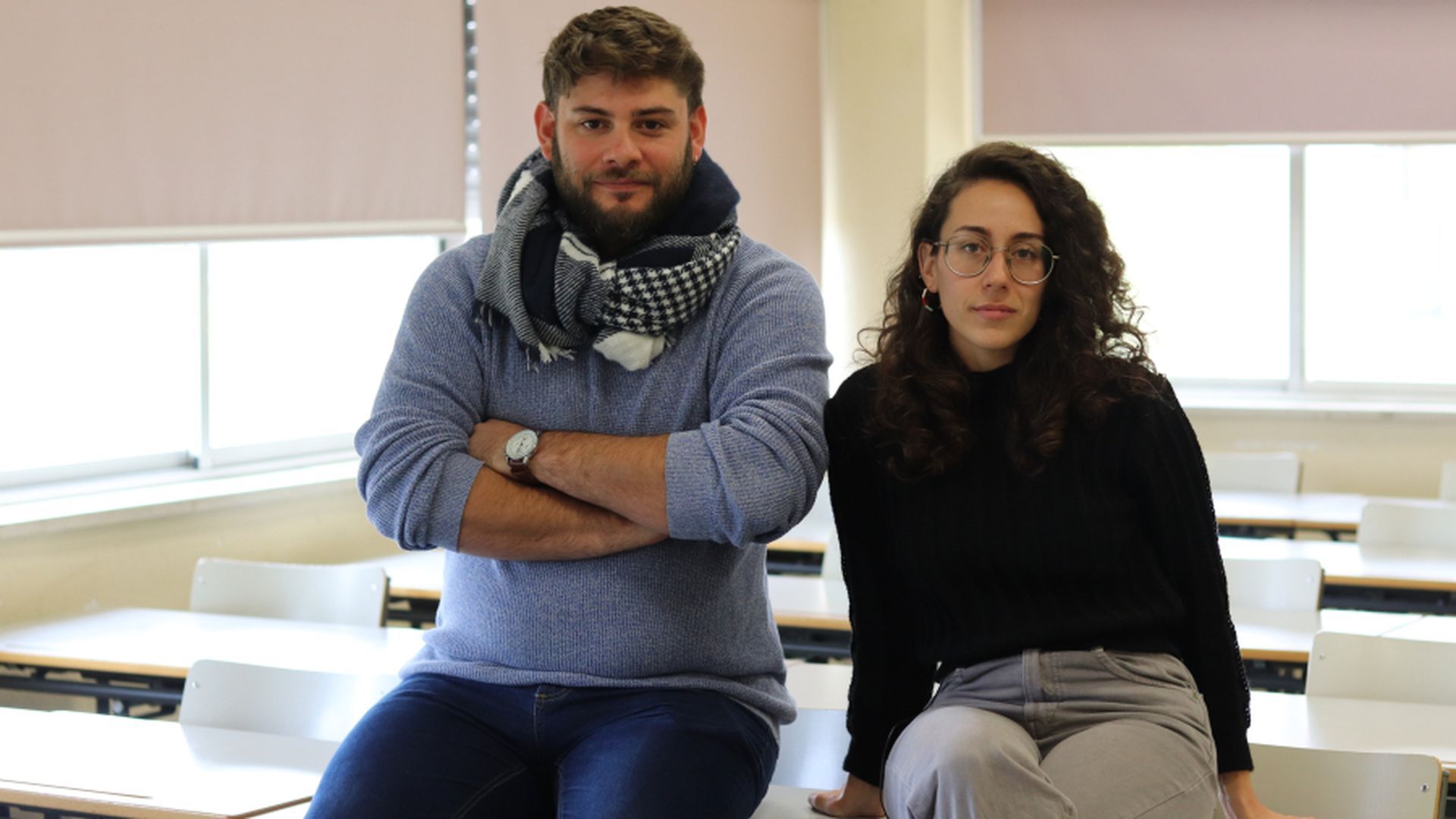 Reyes Rodríguez y Miguel Ángel Maldonado, dos de los autores de la investigación