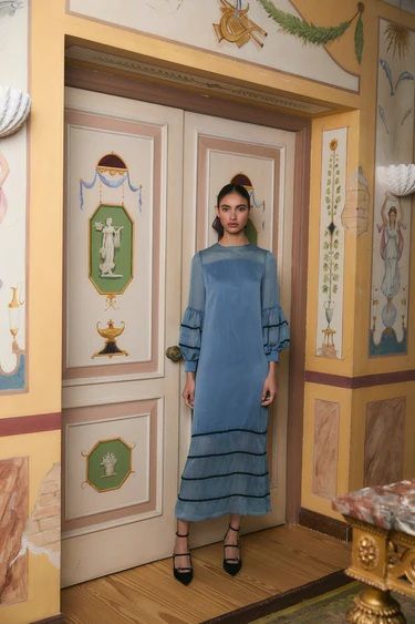 Vestido de invitada de invierno