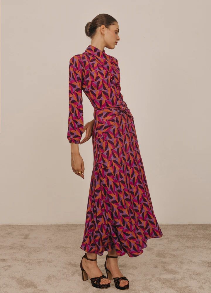 Vestido de invitada de invierno