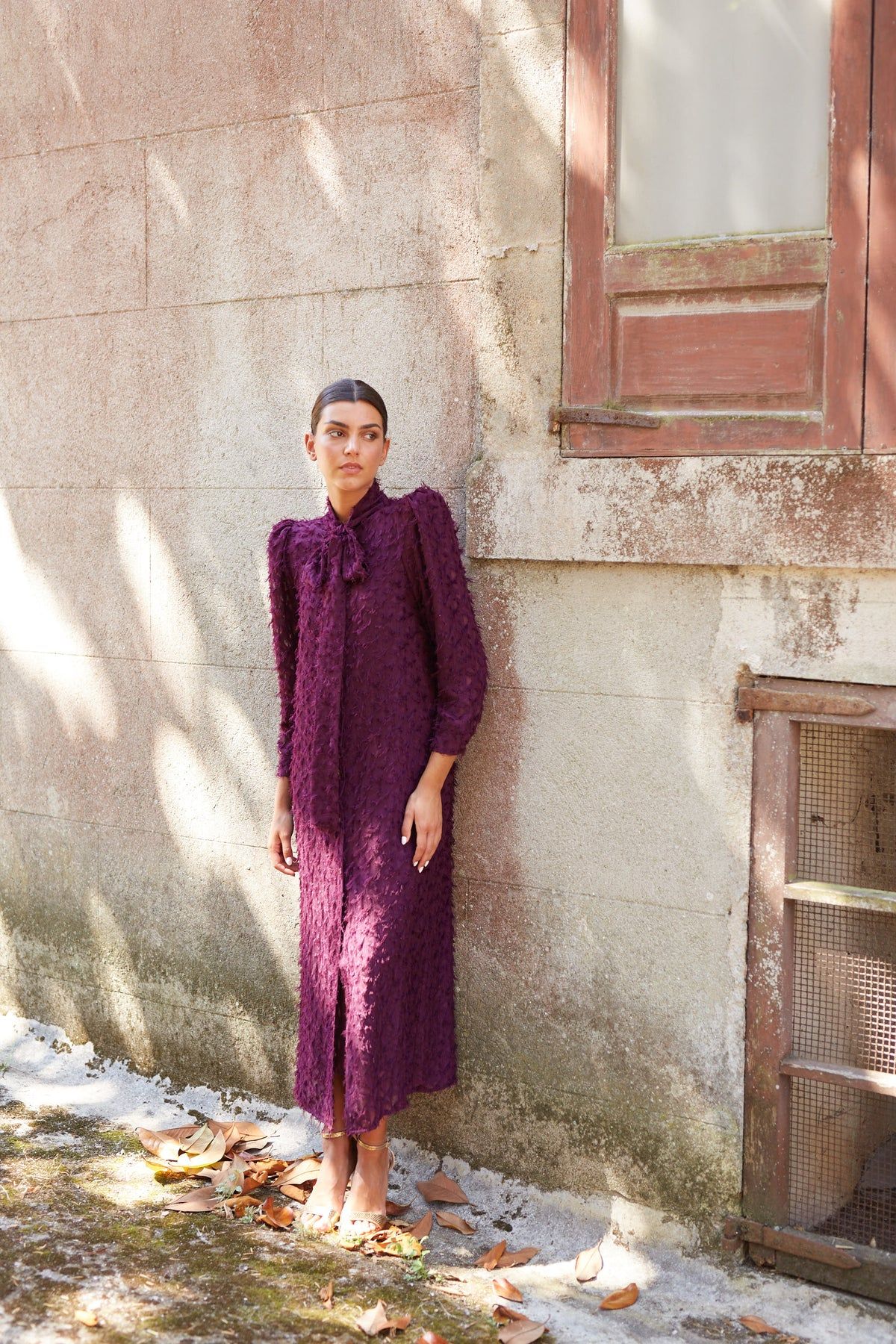 Vestido de invitada de invierno