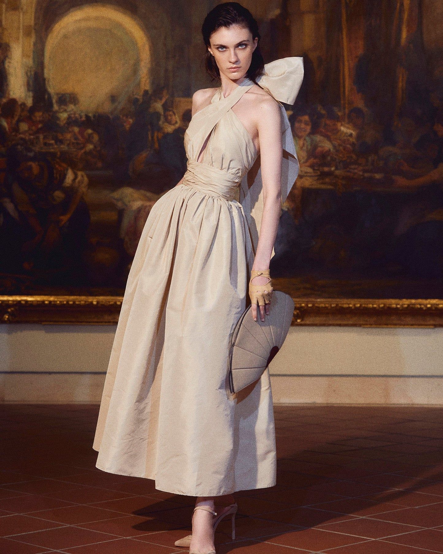 Vestido de invitada de invierno