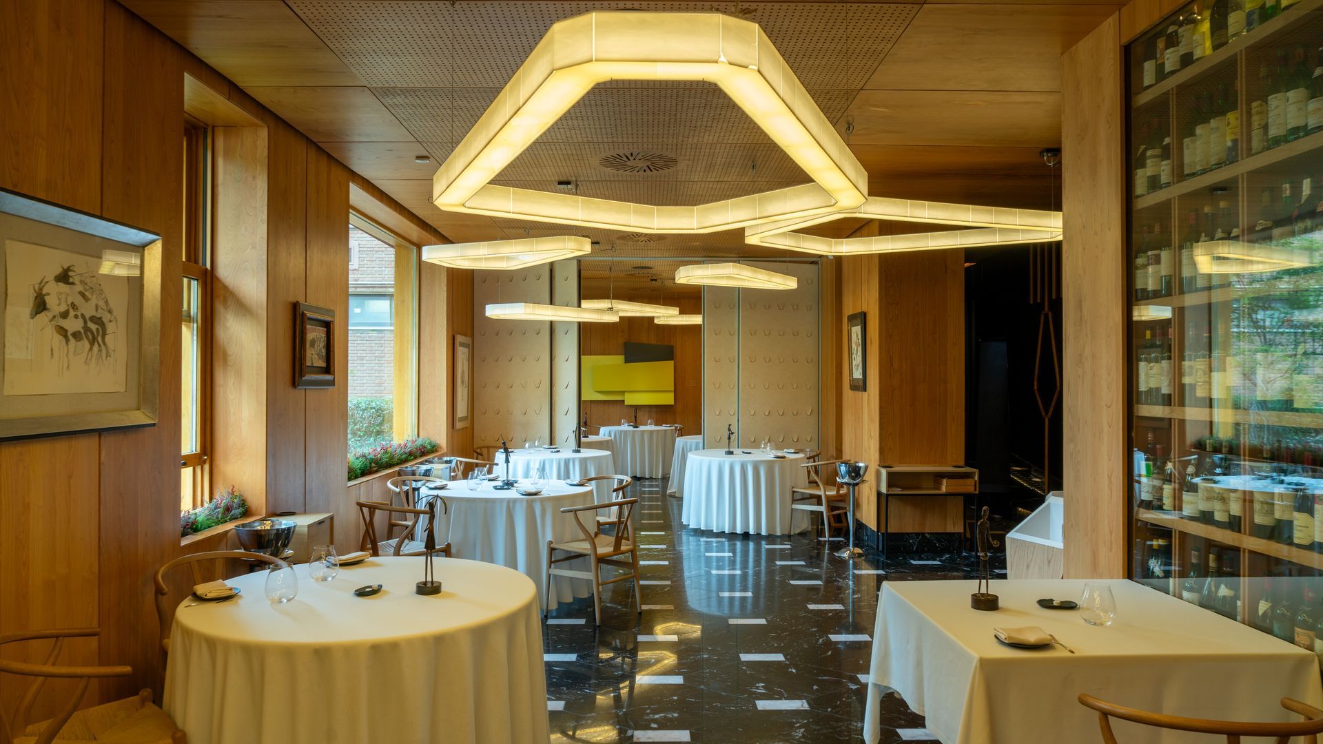 Uno de los rincones de este restaurante con estrella Michelin