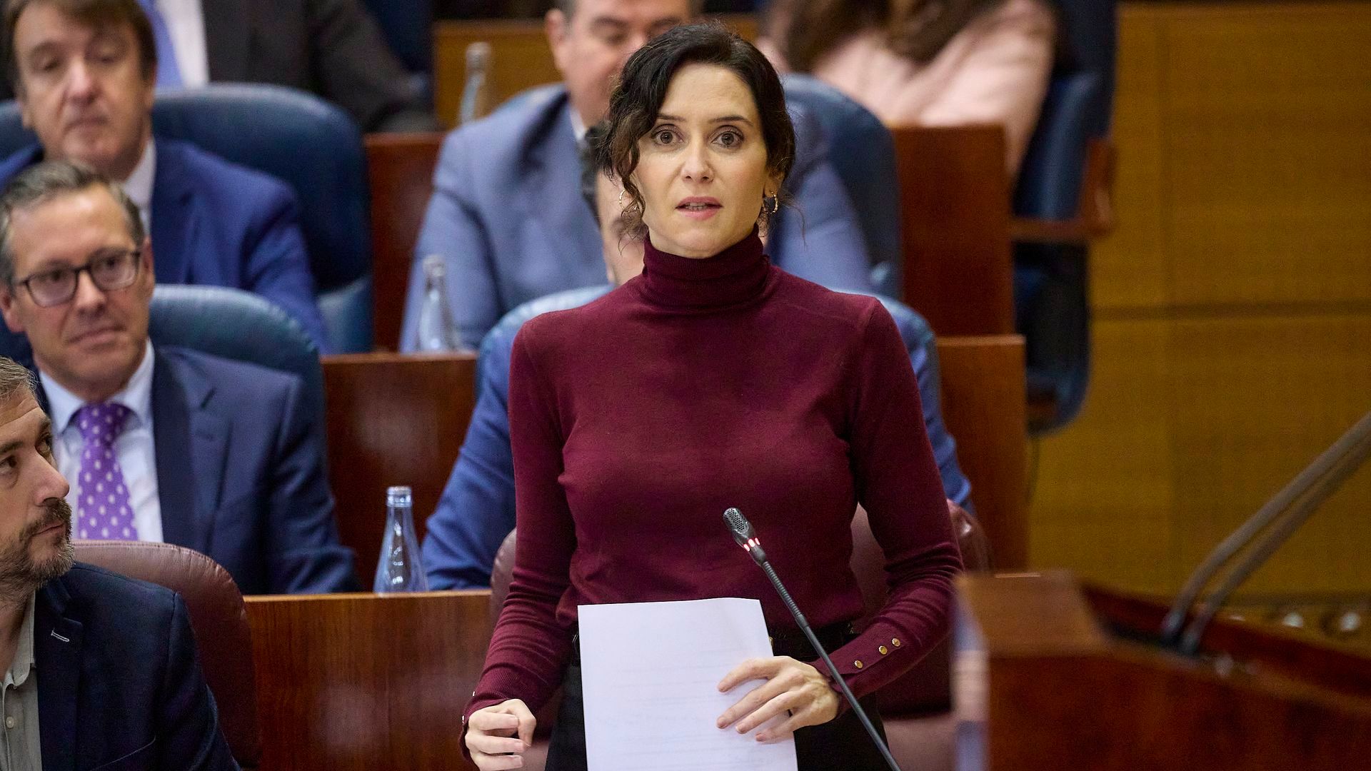 Ayuso, tras la condena al fiscal general: "En ese banquillo, según Sánchez, se sentaba él mismo"