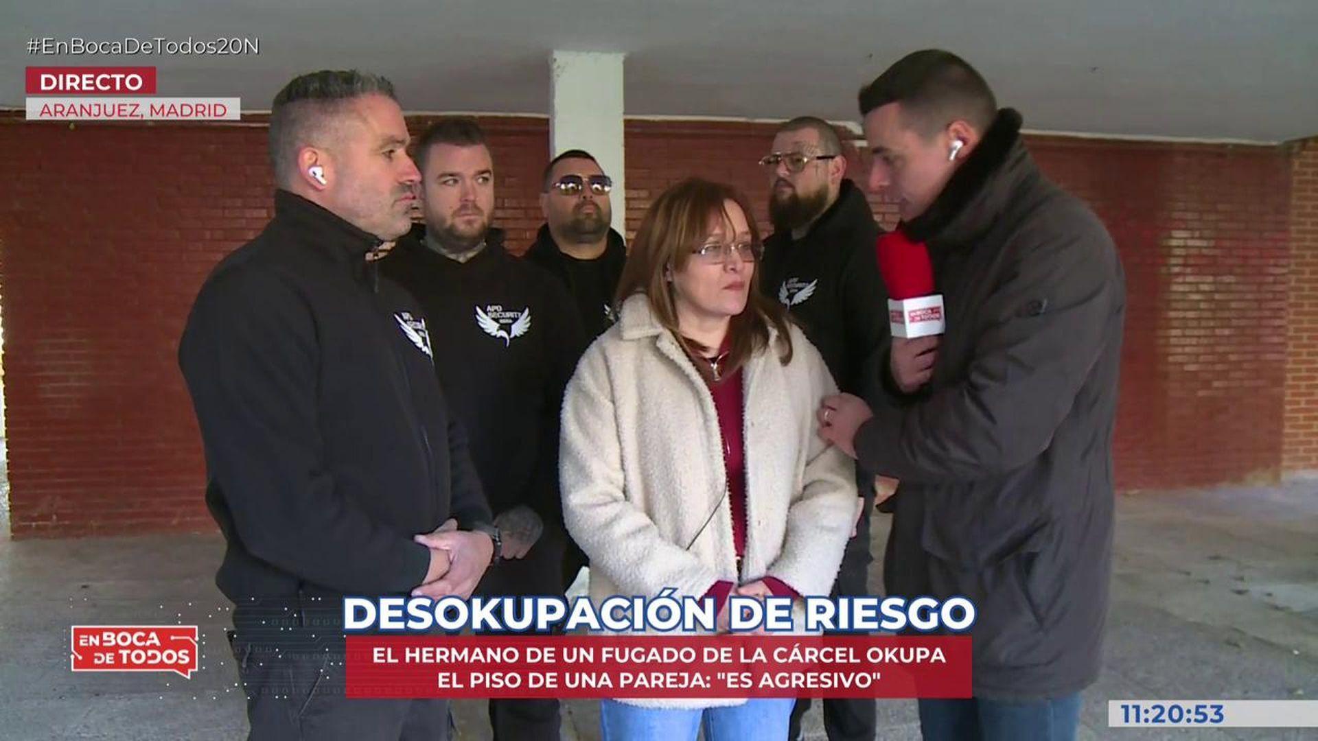 Desokupación de riesgo: ‘En boca de todos’ consigue que el hermano de un preso fugado de la cárcel por asesinato acepte abandonar la vivienda que tiene okupada