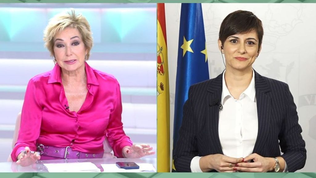 Ana Rosa critica el comentario de la ministra sobre la ley 'Sólo sí es sí': "Hombre, 720 violadores han rebajado sus penas"