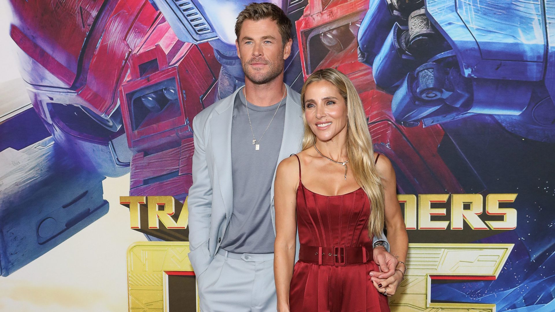 El actor Chris Hemsworth y su mujer, Elsa Pataky