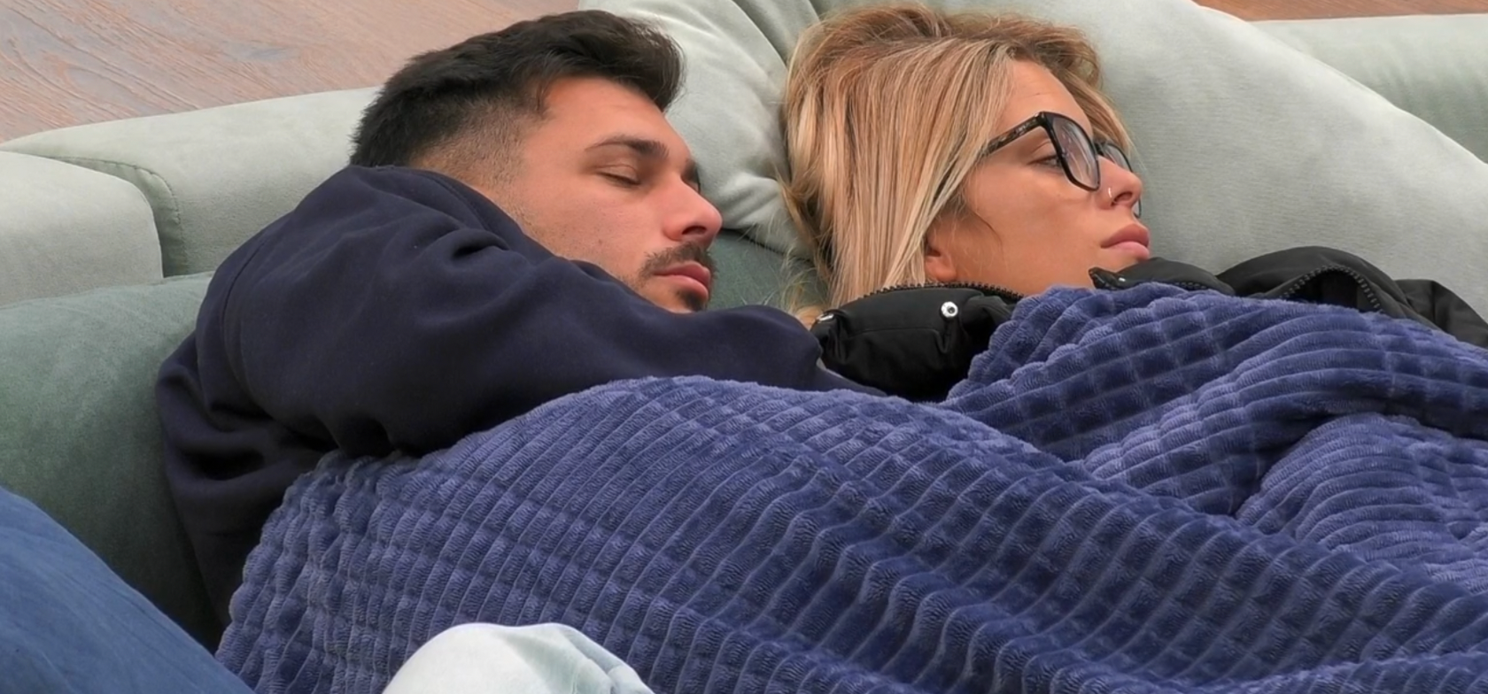 Jonay y Edurne tras descansar
