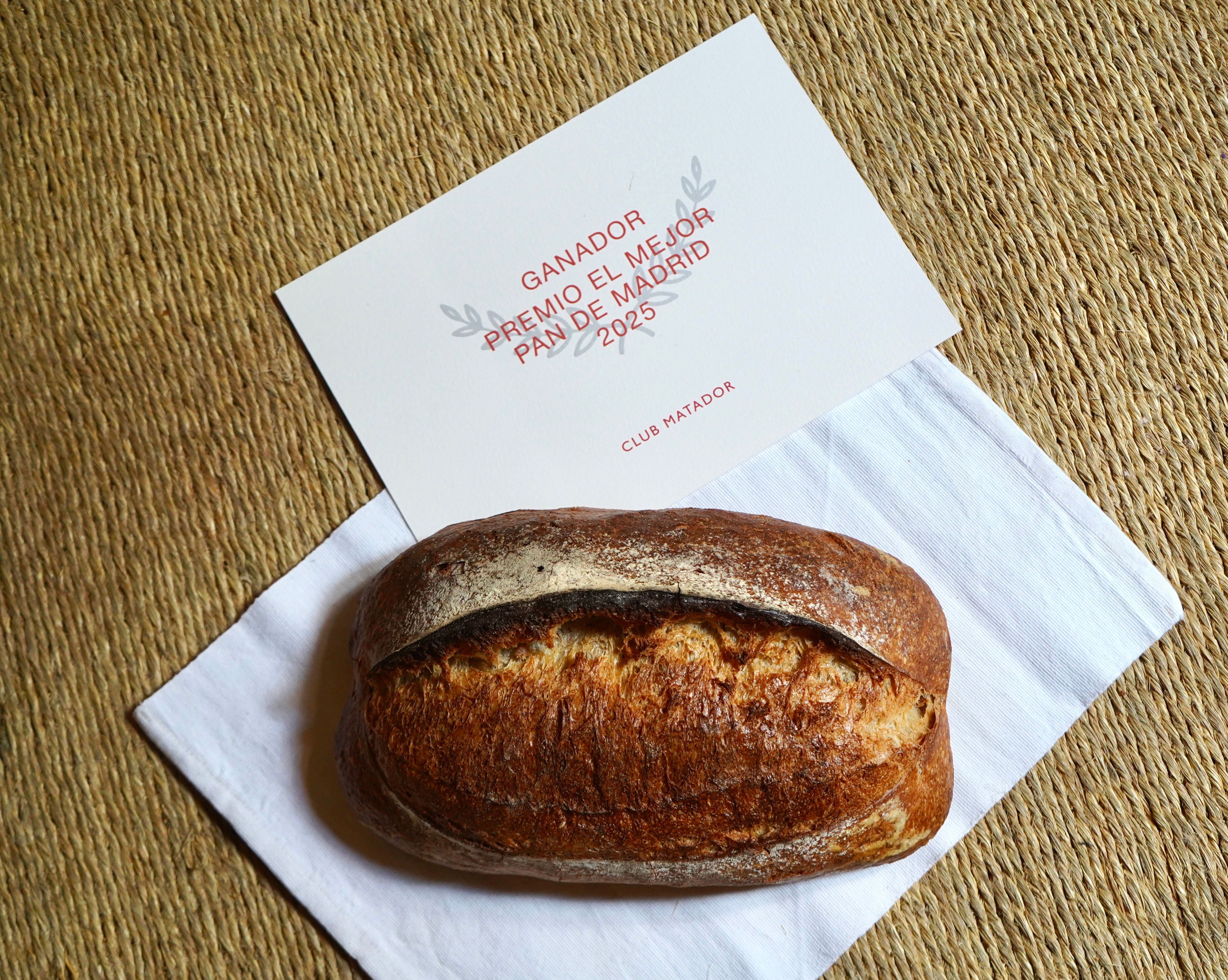 La hogaza de BrödMadrid ganadora de 'El mejor pan de Madrid' 2025