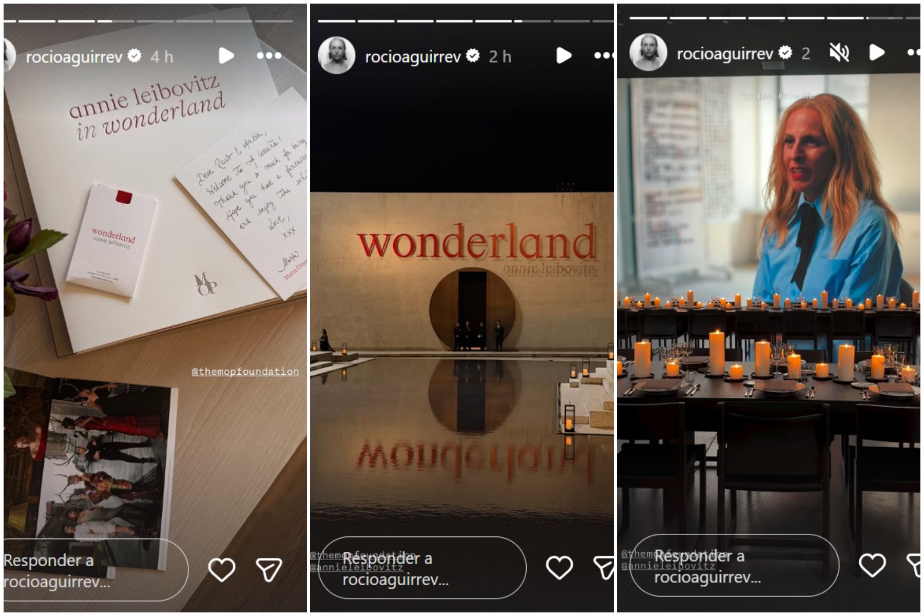 Las stories de Instagram de Rocío Aguirre