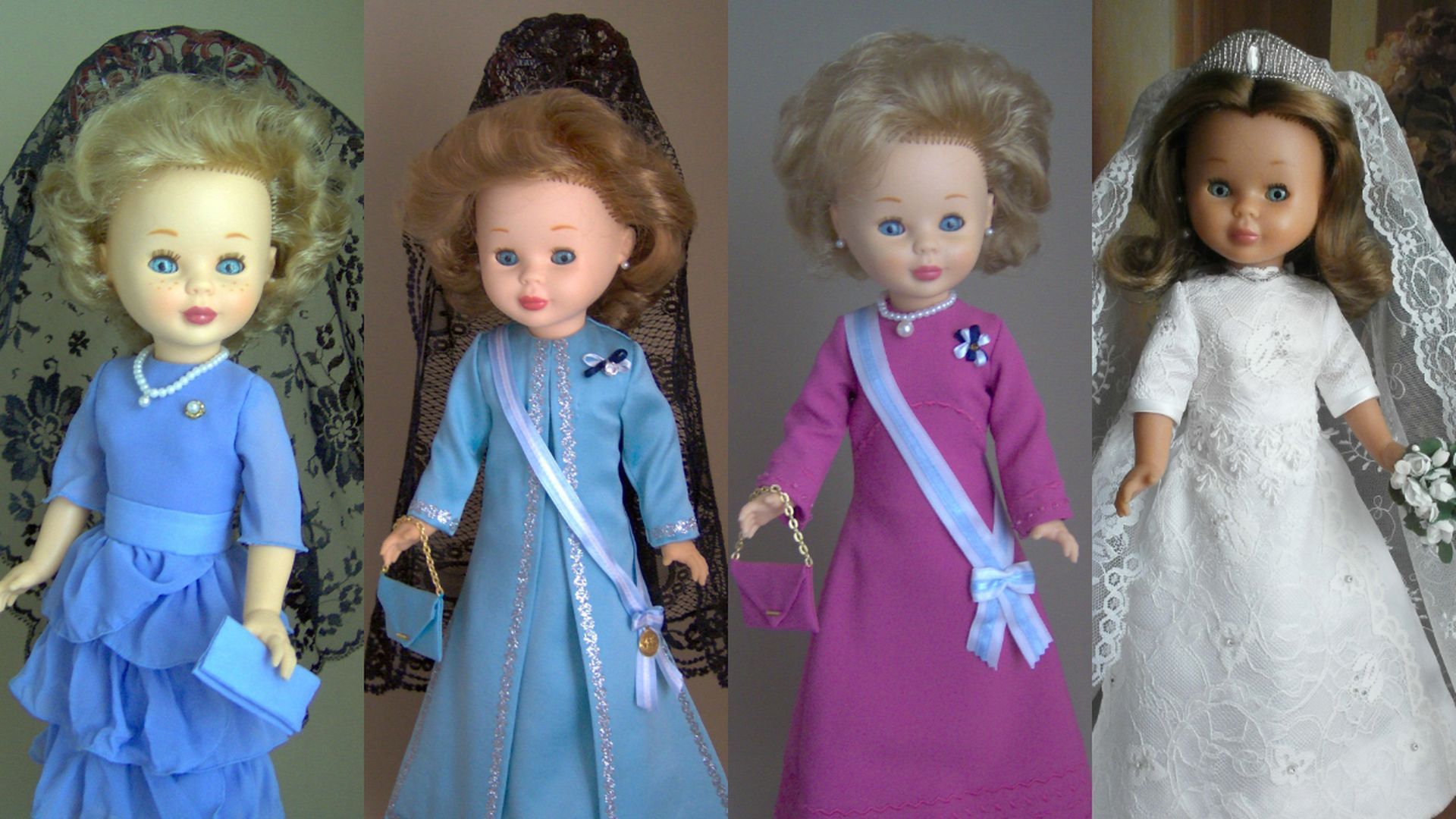 Los momentos más destacados de la reina Sofía representados en muñecas Nancy